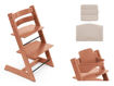 Immagine di Stokke seggiolone Tripp Trapp terracotta + cuscino beige - Seggioloni pappa