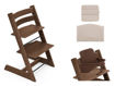 Immagine di Stokke seggiolone Tripp Trapp rovere warm brown + cuscino beige - Seggioloni pappa