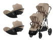 Immagine di Cybex passeggino gemellare Gazelle S + 2 Cloud G tpe-almond beige - Passeggini gemellari