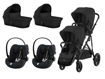 Immagine di Cybex trio gemellare Gazelle S black-moon black
