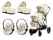 Immagine di Cybex trio gemellare Gazelle S tpe-seashell beige - Passeggini gemellari