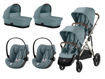 Immagine di Cybex trio gemellare Gazelle S tpe-stormy blue - Passeggini gemellari