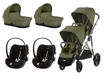 Immagine di Cybex trio gemellare Gazelle S tpe-moss green - Passeggini gemellari