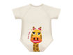 Immagine di J BIMBI body taglia unica 0-36 mesi in bambù Baby Jungle giraffa
