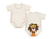 Immagine di J BIMBI body taglia unica 0-36 mesi in bambù Baby Jungle leone - Body neonato