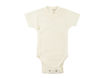 Immagine di Wooly Organic body incrociato manica corta in lana seta ecru tg 50/56 - Body neonato