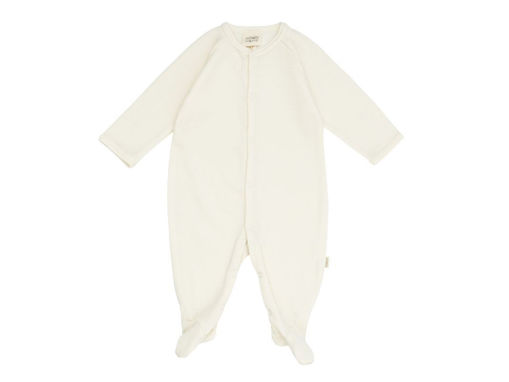 Immagine di Wooly Organic tutina con piedi Noos ecru in lana seta tg 56/62 - Tutine