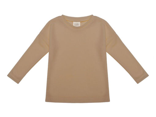 Immagine di Wooly Organic maglia manica lunga lana seta stucco tg 92/98 - Maglie