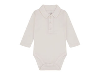 Immagine di Hust & Claire body manica lunga lana-bambù avorio tg 6m (68 cm) - Body neonato