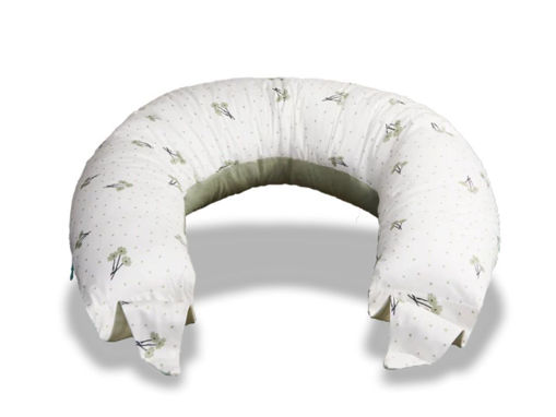 Immagine di Koala Babycare cuscino gravidanza e allattamento Hugs blossom green - Cuscini allattamento