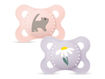 Immagine di MAM ciuccio Original 2-6 mesi silicone Circular PP 2 pz rosa - Ciucci