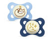 Immagine di MAM ciuccio Original Night silicone 2-6 mesi Circular PP 2 pz azzurro
