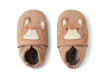 Immagine di Bobux scarpa neonato Soft Sole tg. M peeking puppy warm taupe - Scarpine neonato