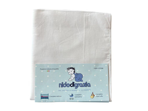 Immagine di Nidodigrazia salvapipi con angoli lettino Montessori 70 x 140 cm - Materassi e cuscini