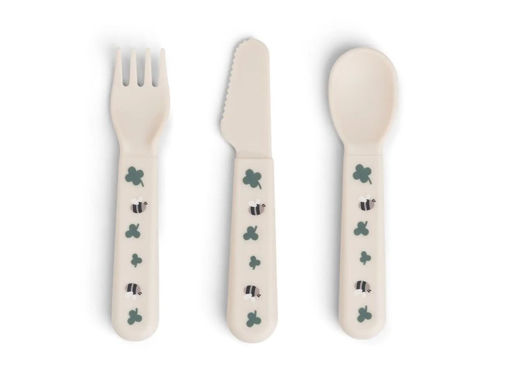 Immagine di Done by Deer set posate apprendimento Tiny Farm sabbia - Piatti e posate