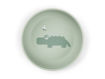 Immagine di Done by Deer ciotola con base antiscivolo croco green