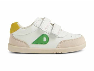 Immagine di Bobux scarpa I Walk Champ Chalk white-retro green tg 23 - Scarpine neonato