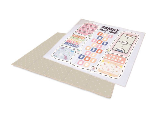 Immagine di Alondra tappeto gioco double face 200x180 cm beige con foglie - Palestrine e tappeti