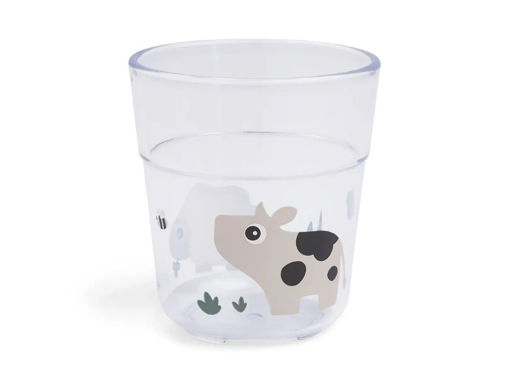 Immagine di Done by Deer bicchiere 180 ml Tiny Farm sabbia - Tazze e bicchieri