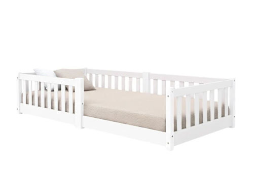 Immagine di Alondra letto Montessori 90x200 cm Tukki bianco QN300-M1200 - Lettini Alondra