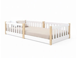Immagine di Alondra letto Montessori 90x200 cm Tukki Life bianco-naturale QN300-M1265 - Lettini