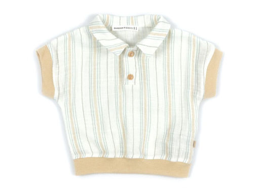 Immagine di Bamboom polo bimbo stripe bianco-blu 1110TE00070-272 tg 9-12 mesi - Maglie