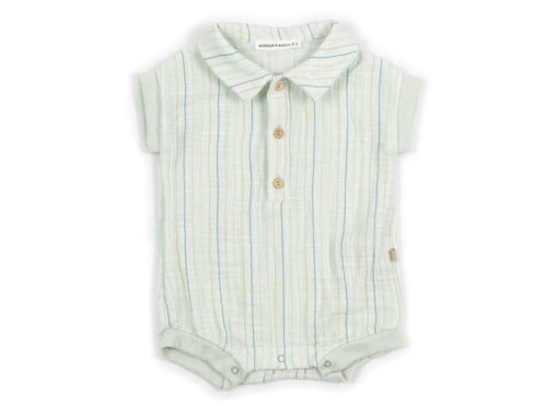 Immagine di Bamboom pagliaccetto polo stripe acqua 1113TE00070-271 tg 6 mesi - Maglie
