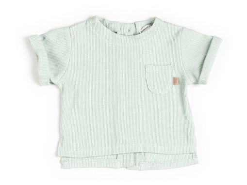 Immagine di Bamboom shirt aperta dietro ocean blu 1115TE00072-200 tg 3 mesi - Maglie