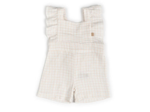 Immagine di Bamboom salopette bimba square white-pink 1118TE00070-278 tg 6 mesi - Pantaloni