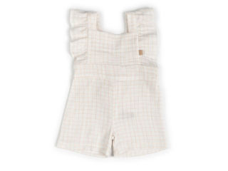 Immagine di Bamboom salopette bimba square white-pink 1118TE00070-278 tg 18-24 mesi - Pantaloni