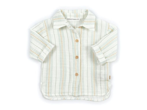 Immagine di Bamboom camicia bimbo stripe white-blu 1129TE00070-272 tg 9-12 mesi - Maglie