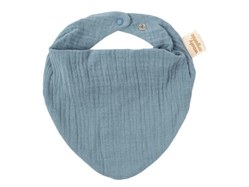 Immagine di Wooly Organic bavaglino in mussola GOTS citadel - Bavaglini Neonato