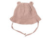 Immagine di Wooly Organic cappello da sole in mussola GOTS pink sand tg 50/52 - Cappelli