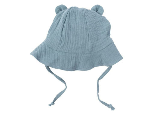 Immagine di Wooly Organic cappello da sole in mussola GOTS citadel tg 44/48 - Cappelli