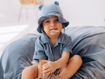 Immagine di Wooly Organic cappello da sole in mussola GOTS citadel tg 44/48