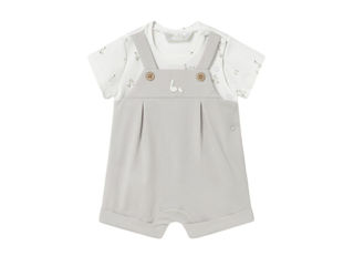 Immagine di Mayoral pagliaccetto salopette neonato argento tg. 2-4 mesi - Vestiti