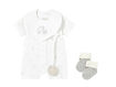 Immagine di Mayoral set regalo pigiama corto bianco tg. 2-4 mesi - Tutine
