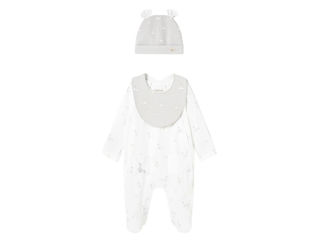 Immagine di Mayoral set regalo pigiama lungo bianco tg. 0 mesi - Tutine