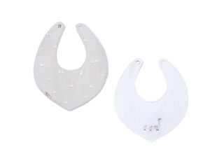 Immagine di Mayoral set bavaglini 2 pz argento tg. 0 mesi - Bavaglini Neonato