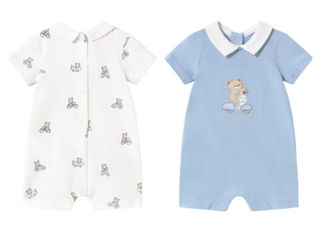 Immagine di Mayoral set pigiama corto con colletto 2 pz cielo tg. 2-4 mesi - Tutine