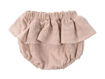 Immagine di Wooly Organic culotte in mussola con volant GOTS light old pink tg 68-74 - Pantaloni