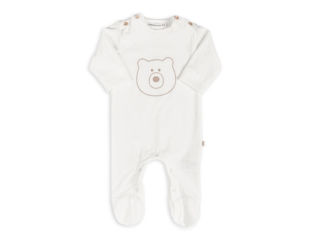 Immagine di Bamboom tuta orso con piedi offwhite 1161TE00066-111 tg 3 mesi - Tutine