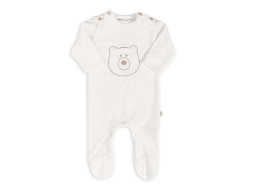 Immagine di Bamboom tuta orso con piedi offwhite 1161TE00066-111 tg 3 mesi - Tutine
