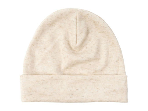 Immagine di Wooly berretto neonato tencel melange ecru tg 38/40 - Cappelli