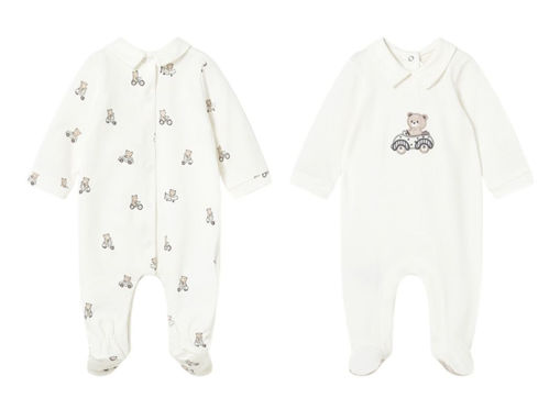 Immagine di Mayoral set pigiama lungo 2 pz ecrù tg. 1-2 mesi - Tutine