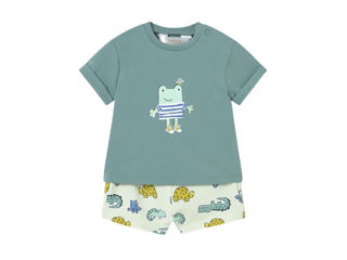 Immagine di Mayoral completo pantaloncino e maglietta ottanio tg. 6-9 mesi - Vestiti