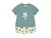 Immagine di Mayoral completo pantaloncino e maglietta ottanio tg. 12 mesi - Vestiti