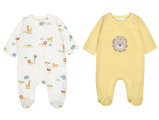 Immagine di Mayoral set pigiama lungo neonato 2 pz sunny tg. 1-2 mesi - Tutine
