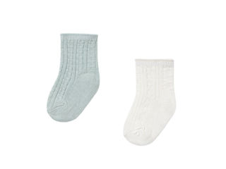 Immagine di Mayoral calze corte eleganti verde acqua tg. 0 mesi - Calzine per neonato