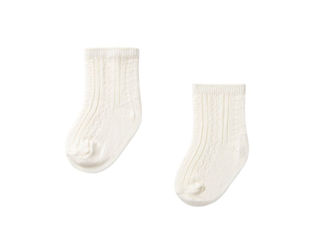 Immagine di Mayoral calze corte eleganti ecrù tg. 0 mesi - Calzine per neonato